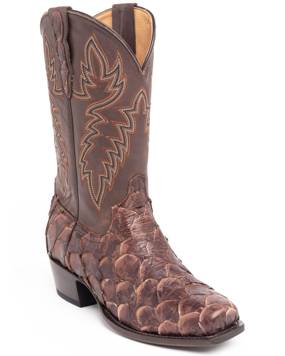Cody James Men's Coffee Shiny Pirarucu 