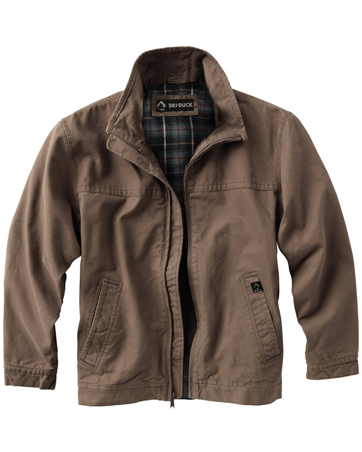 Image #1 - Dri Duck Men's Maverick Work Jacket - Tall Sizes (XLT - 2XLT), Khaki, hi-res
