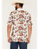 Image #4 - RANK 45&reg; Men's Josey Desert Print Short Sleeve Button-Down Polo Shirt, Cream, hi-res