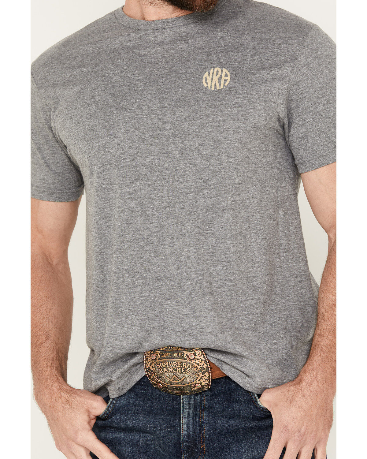 Product Name:  NRA Men's Faith Snake Short Sleeve Graphic T-Shirt