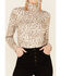 Image #3 - Tasha Polizzi Women's Kylie Multi Leopard Long Sleeve Turtleneck Top, Multi, hi-res