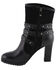 Image #4 - Milwaukee Leather Women's Block Heel Triple Strap Riding Boots - Round Toe, Black, hi-res