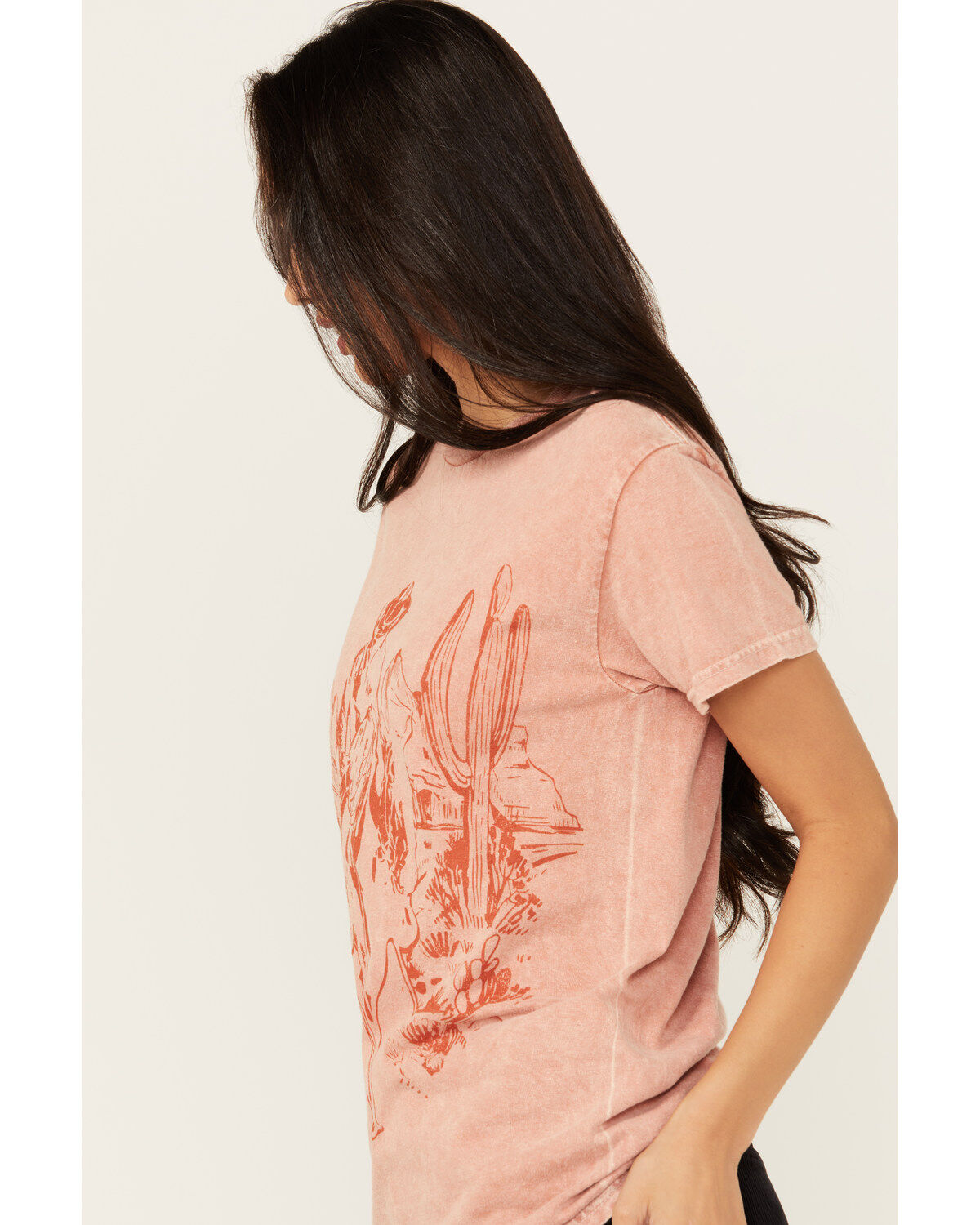 Image #2 - Youth in Revolt Women's Cowboy Short Sleeve Graphic Tee, , hi-res