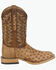 Image #2 - Tony Lama Men's Heritage Juan Exotic Ostrich Western Boots - Broad Square Toe, Brandy Brown, hi-res