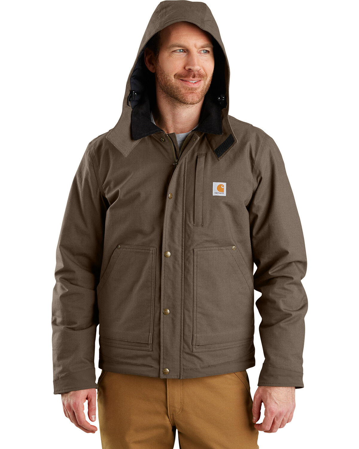 Image #10 - Carhartt Men's Full Swing Steel Work Jacket - Big & Tall, Dark Grey, hi-res