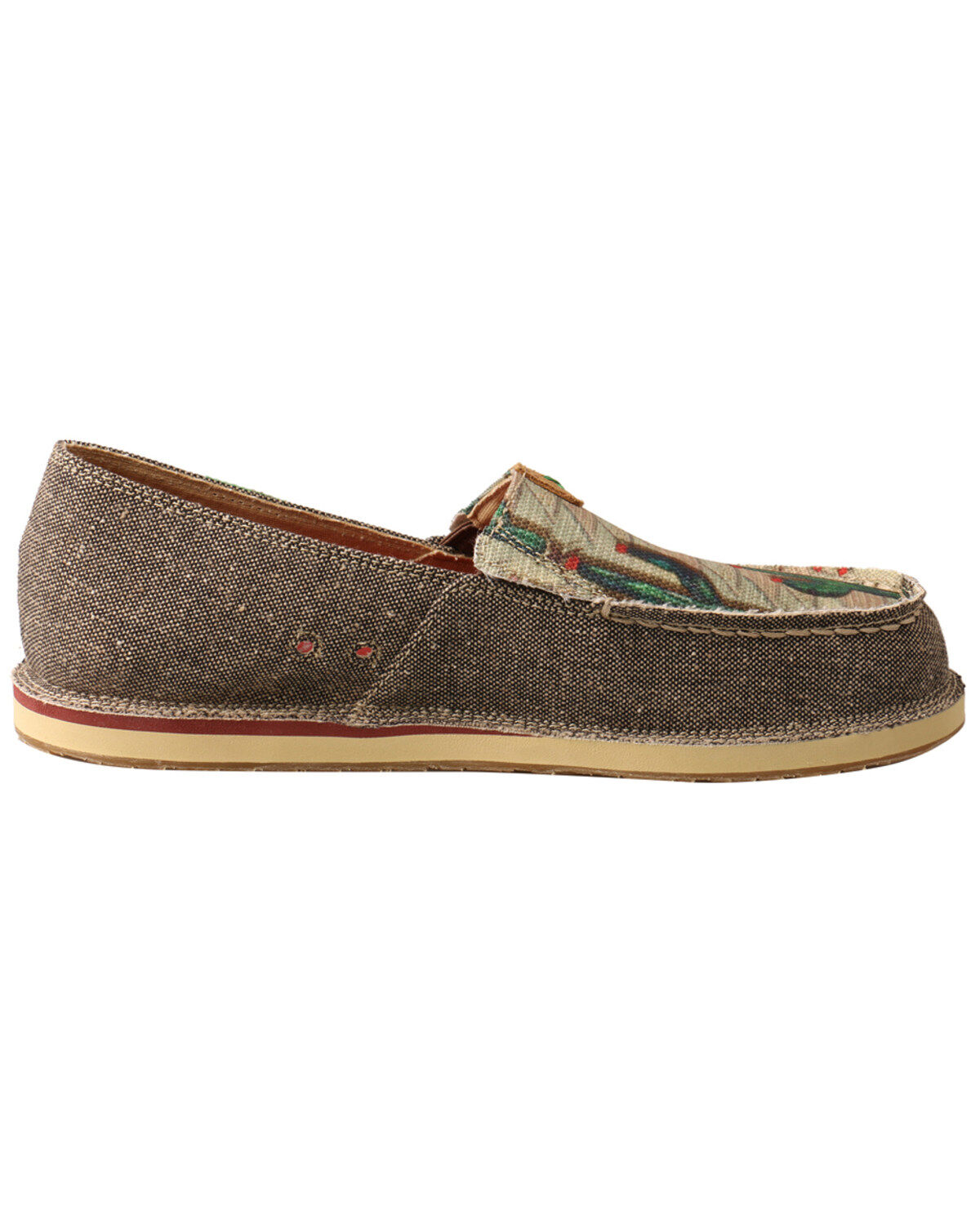 twisted x women's canvas cactus moc