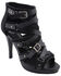 Milwaukee Performance Women's Ankle Strap Stiletto Sandals, Black, hi-res