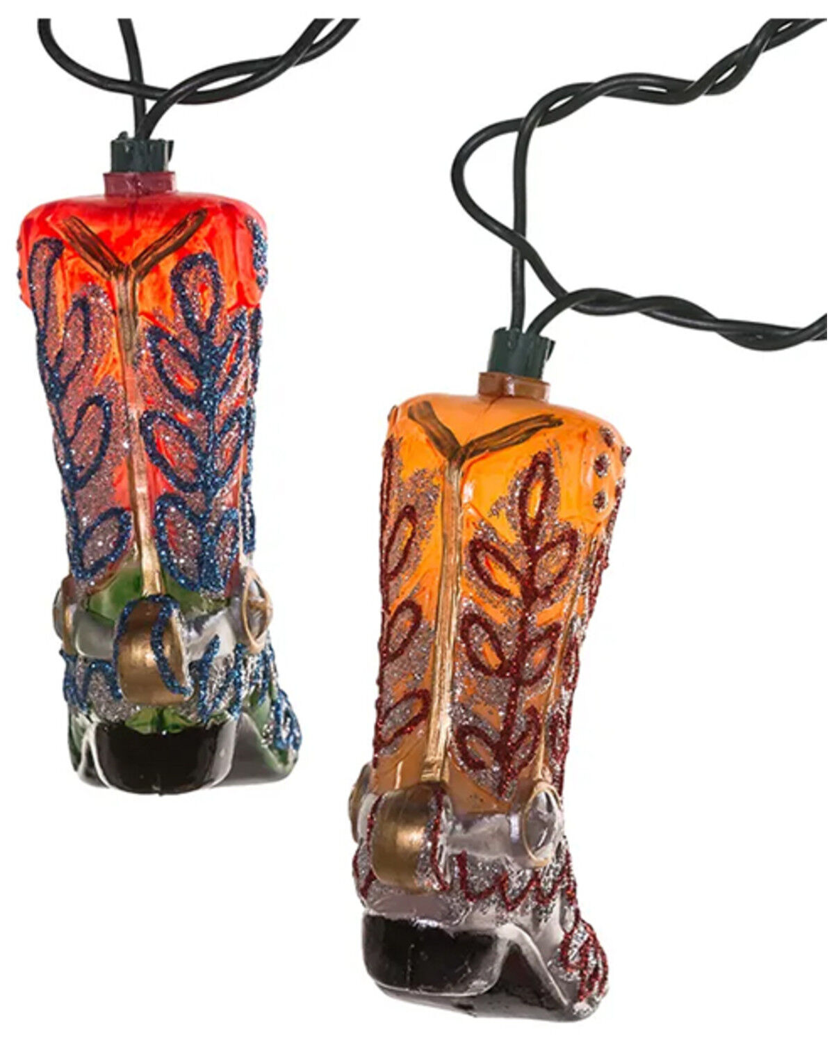 Image #3 - Kurt Adler Cowboy Boot String Light Set; received 6.13km, Multi, hi-res
