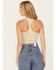 Image #4 - Free People Women's Hayley Racerback Brami, Light Green, hi-res