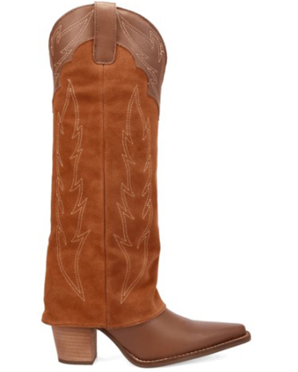 Image #2 - Dingo Women's Wild Horses Tall Western Boots - Snip Toe, Brown, hi-res