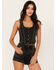 Idyllwind Women's Delrose Drive Studded Denim Vest, Black, hi-res
