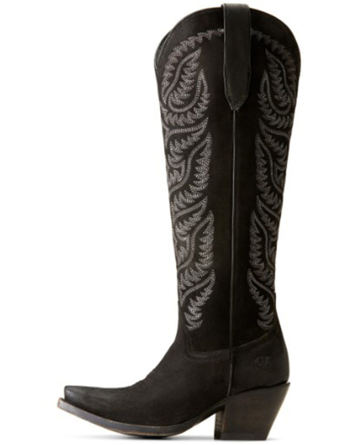 Image #2 - Ariat Women's Laramie StretchFit Tall Western Boots - Snip Toe, Black, hi-res