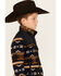 Image #2 - Wrangler Boys' Southwestern Print Sherpa Zip Jacket, , hi-res