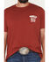 Image #3 - Wrangler X Coors Banquet Men's Chest Logo Short Sleeve Graphic T-Shirt, Red, hi-res