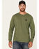 Image #2 - Smith & Wesson Men's Logo Long Sleeve Graphic T-Shirt , , hi-res
