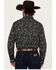 Image #4 - Cody James Men's Parker Paisley Print Long Sleeve Button-Down Stretch Western Shirt - Big, Black, hi-res