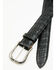 Image #2 - Cody James Black 1978® Men's Sutton Exotic Caiman Tail Leather Belt, Black, hi-res