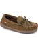 Image #1 - Lamo Footwear Men's Leather Moccasin Slippers - Moc Toe, Chocolate, hi-res