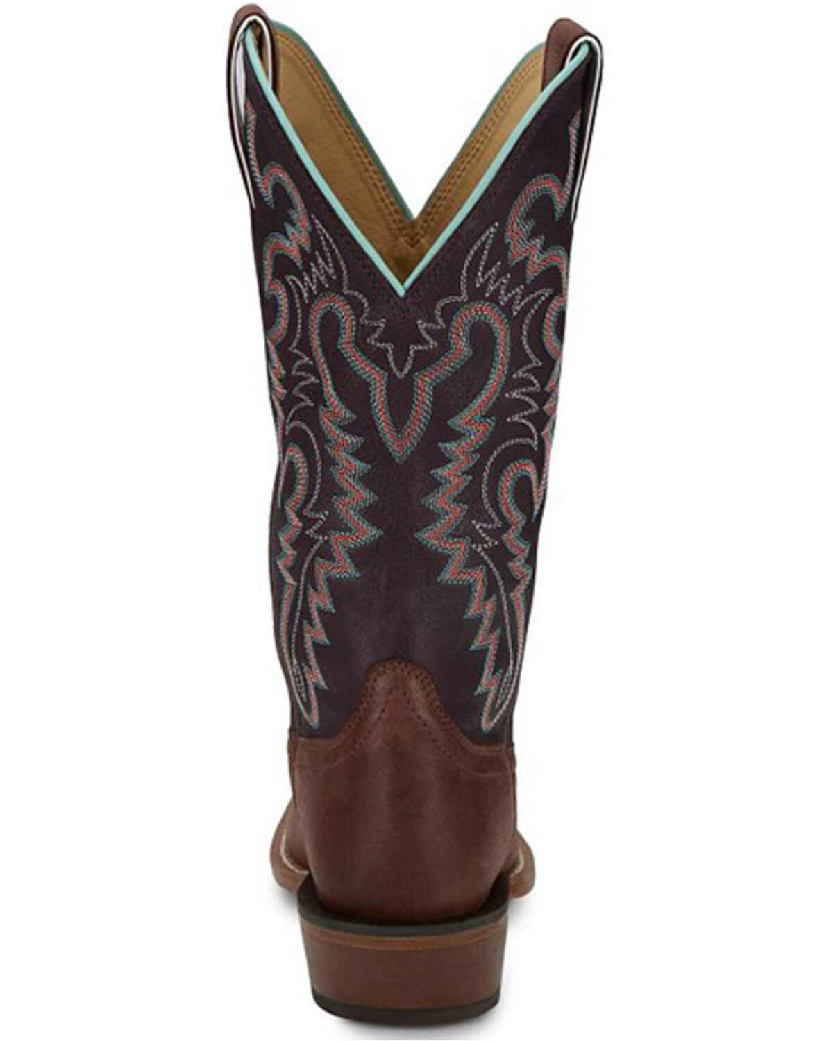 Image #5 - Justin Women's Breaking News Tall Western Boots - Square Toe, Dark Brown, hi-res