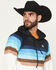 Image #2 - Rock & Roll Denim Men's Striped Hooded Sweatshirt, Blue, hi-res