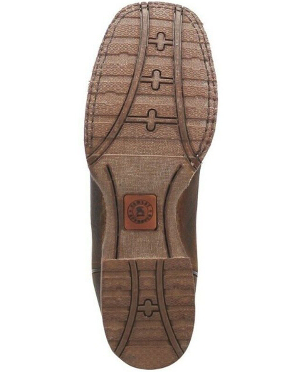 Image #7 - Laredo Men's Odie Western Boots - Broad Square Toe, Dark Brown, hi-res