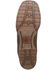 Laredo Men's Odie Western Boots - Broad Square Toe , Dark Brown, hi-res