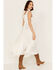 Image #5 - Scully Women's Lace-Up Jacquard Dress, Ivory, hi-res
