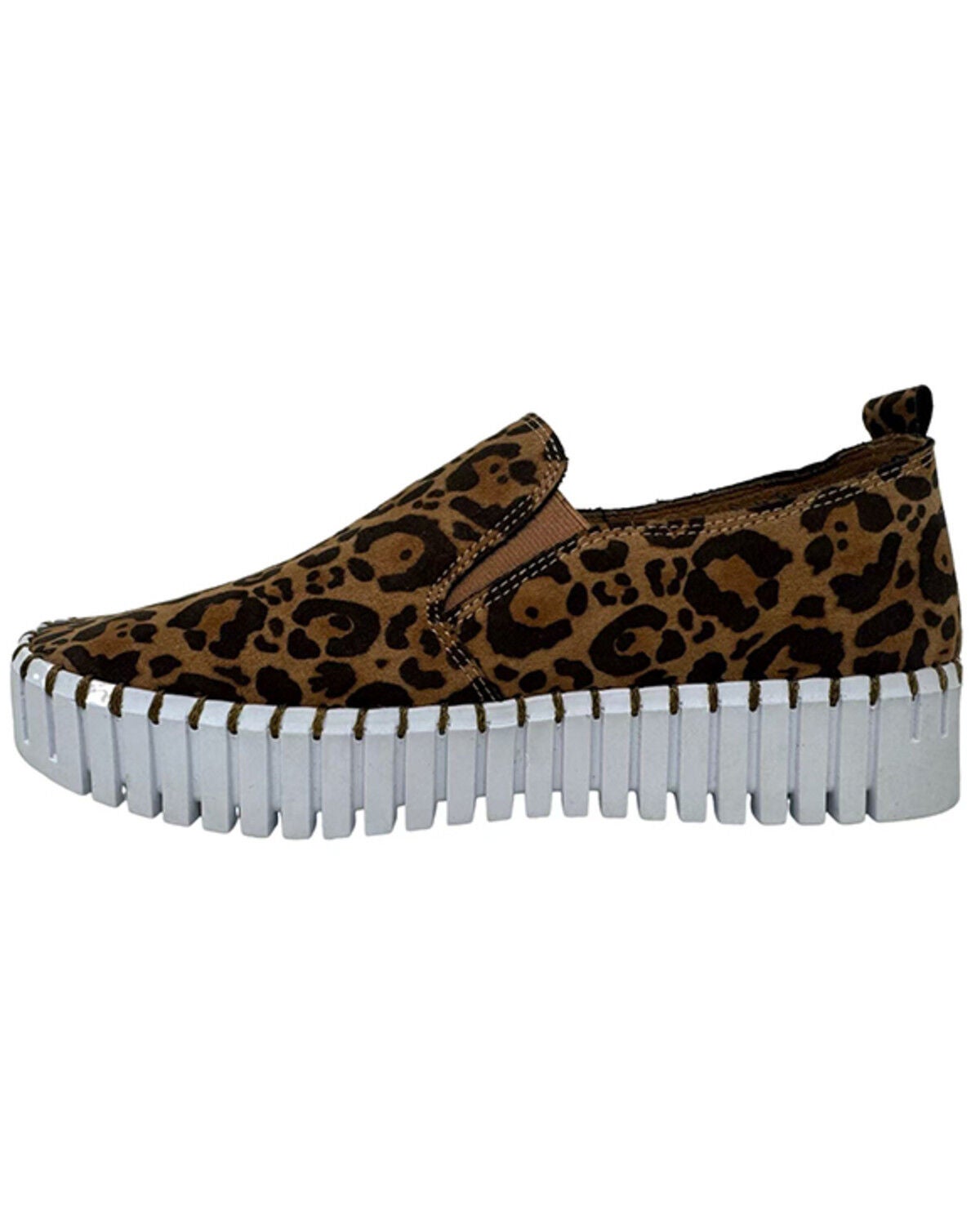 Image #3 - Very G Women's Sandra Leopard Print Slip-On Shoes, Tan, hi-res