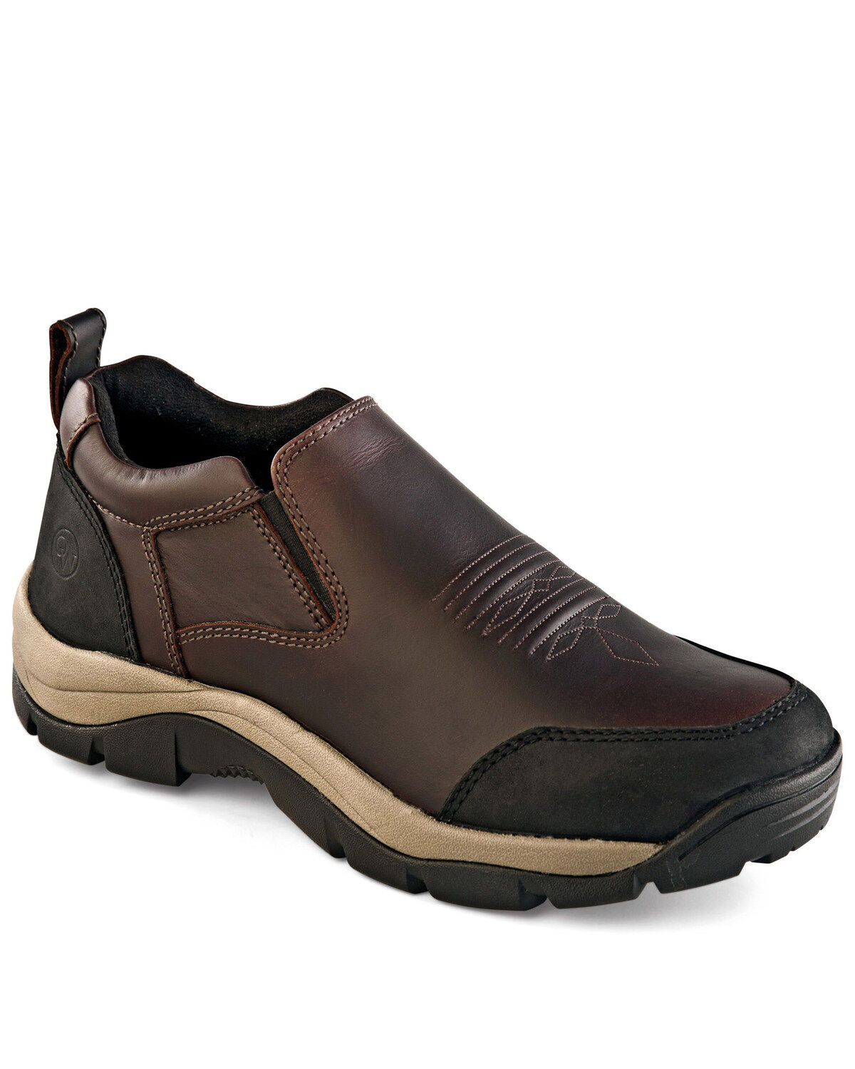 Image #1 - Old West Men's Casual Slip-On Shoes - Round Toe, , hi-res