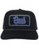 HOOey Men's University Of Nevada Embroidered Patch Mesh-Back Trucker Cap , Black, hi-res