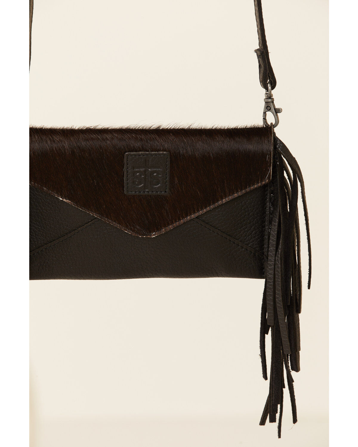 Image #2 - STS Ranchwear Women's Cowhide Envelope Crossbody Bag, Brown, hi-res