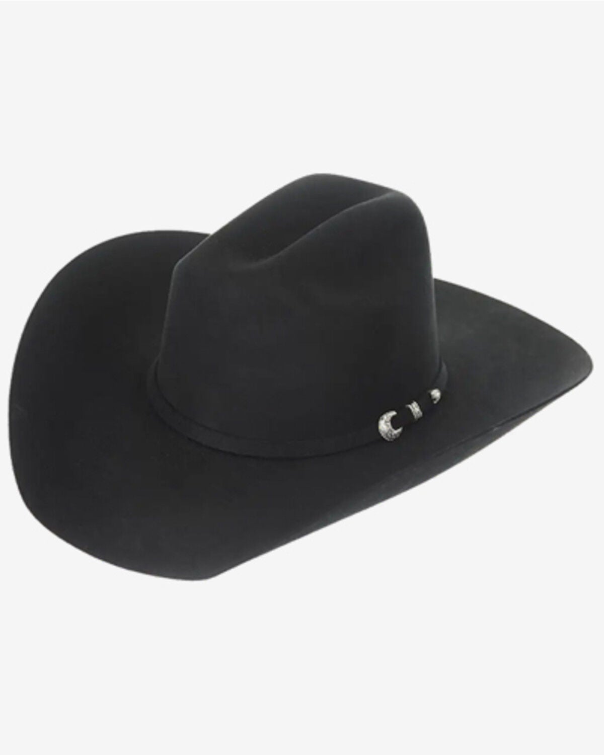 Justin Ryder 10X Felt Cowboy Hat, Black, hi-res