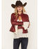 Image #1 - Stoosh Women's Faux Leather Zip Front Jacket, Red, hi-res