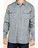 Image #4 - Hawx Men's FR Long Sleeve Woven Work Shirt, Silver, hi-res