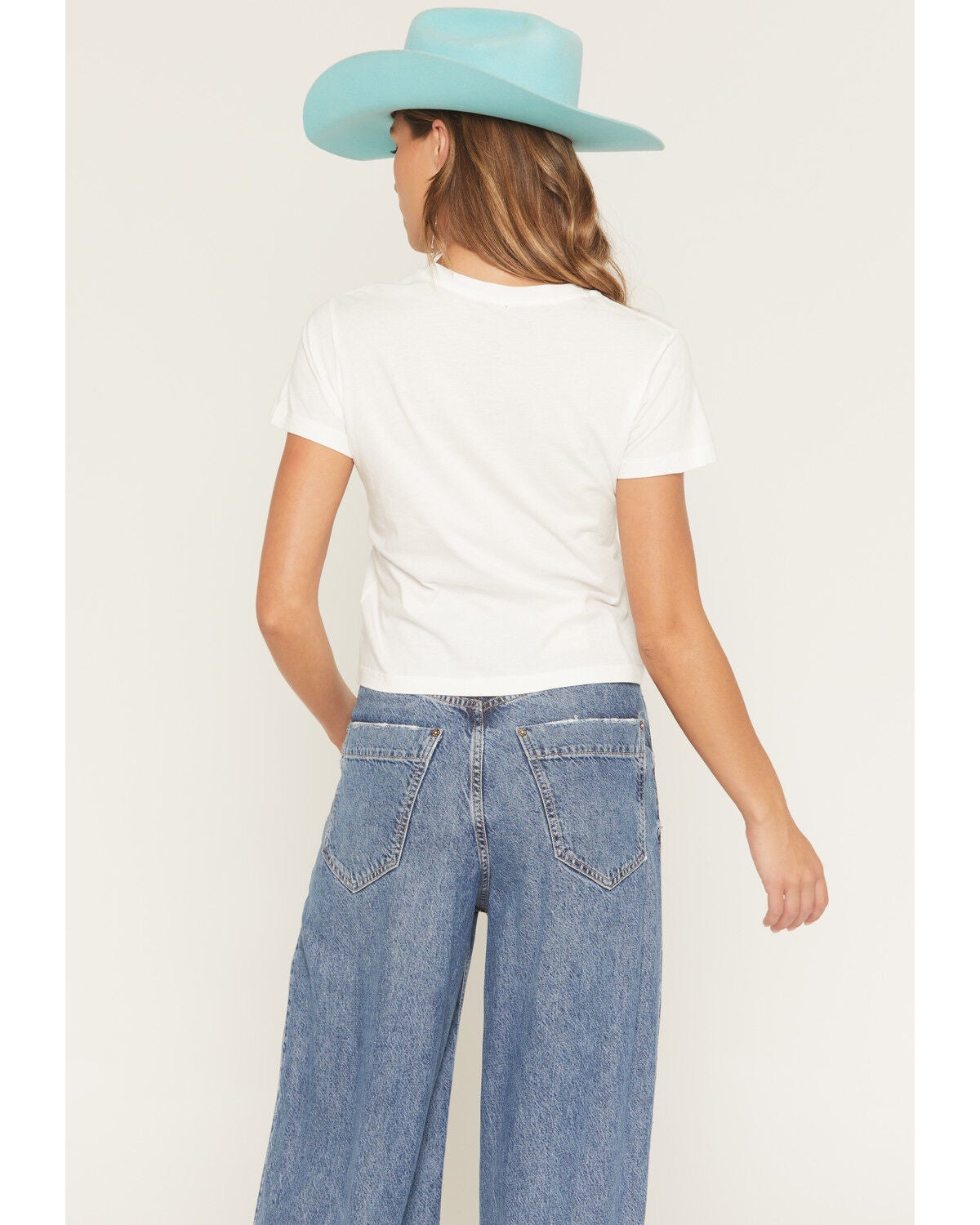 Image #4 - Goodie Two Sleeves Women's Dolly Guitar Short Sleeve Baby Tee, White, hi-res