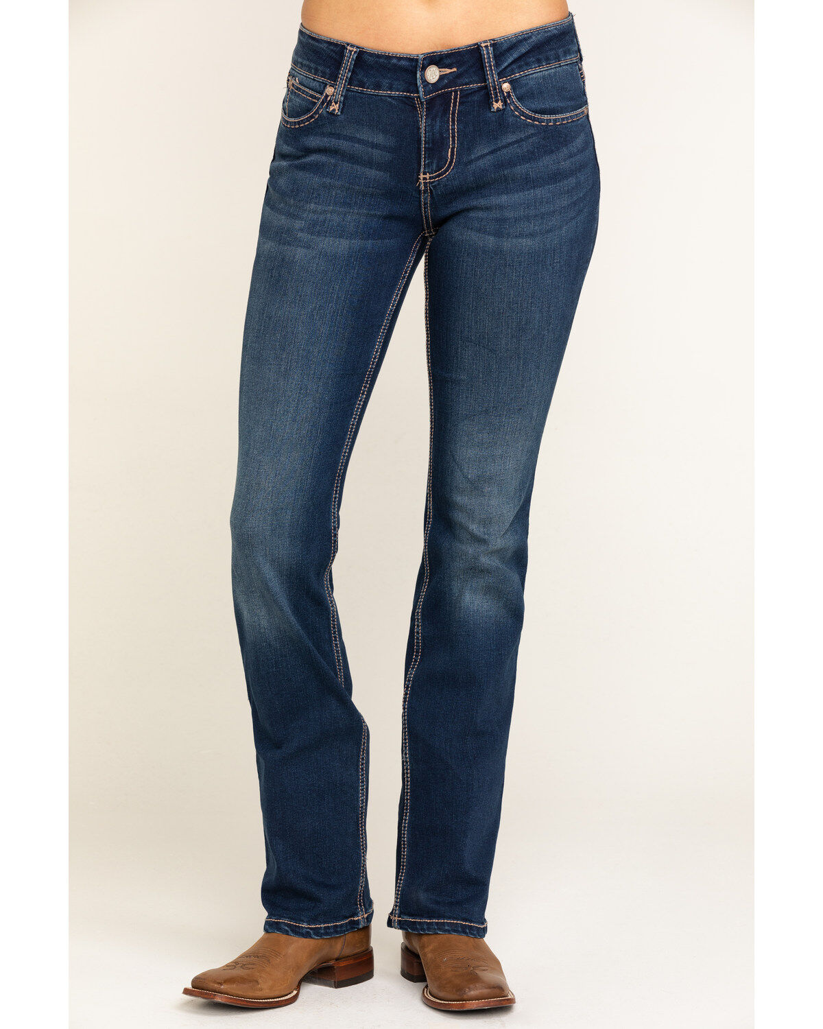 wrangler mid rise jeans