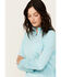 Image #2 - Ariat Women's Rebar Evolve 1/2 Zip Long Sleeve Work Shirt, Turquoise, hi-res