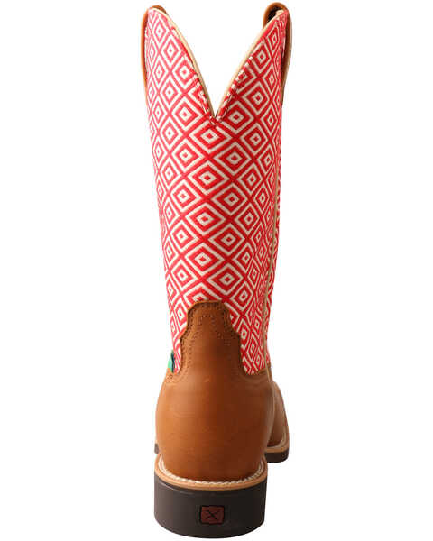 Image #5 - Twisted X Women's Top Hand Western Boots - Wide Square Toe, , hi-res