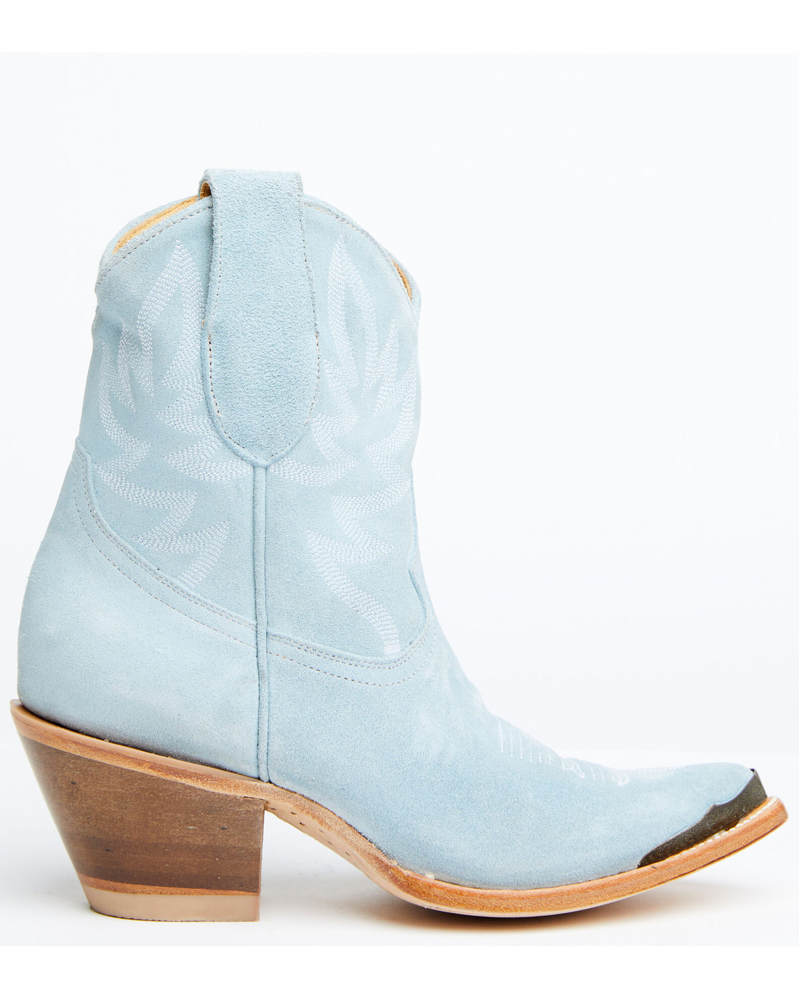 Image #2 - Idyllwind Women's Wheels Western Booties - Round Toe, Light Blue, hi-res