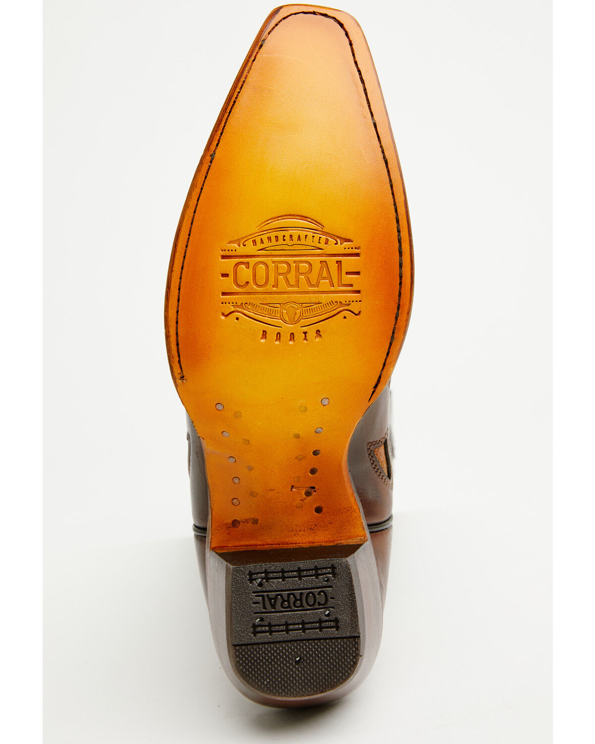 Image #7 - Corral Women's Eagle Overlay Tall Western Boots - Snip Toe, Sand, hi-res