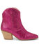 Image #2 - Matisse Women's Harlow Western Fashion Booties - Snip Toe, Hot Pink, hi-res