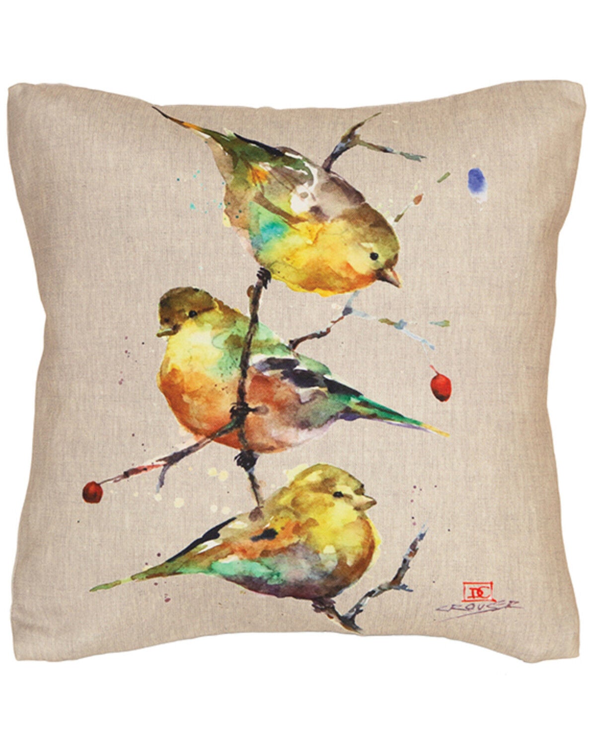 Carstens Home Triple Gold Outdoor Pillow, Multi, hi-res