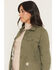 Image #2 - Carhartt Women's TENCEL™ Fiber Series Relaxed Fit Canvas Coat, Olive, hi-res