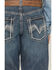 Image #4 - Cody James Little Boys' Grullo Medium Wash Relaxed Bootcut Comfort Stretch Denim Jeans, Medium Wash, hi-res