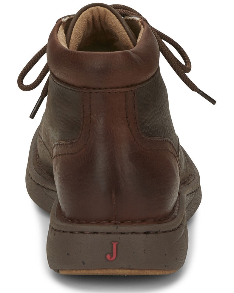 justin moc toe work boots