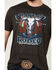 Image #3 - RANK 45® Men's Rodeo Steerhead Short Sleeve Graphic T-Shirt, Charcoal, hi-res