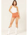 Levi's Women's 501 High Rise Denim Shorts, Rust Copper, hi-res