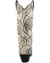 Image #5 - Twisted X Women's Steppin' Out Western Boots - Snip Toe, Black/white, hi-res