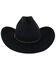Image #3 - Cody James® Men's Lamarie Pro Rodeo Brim Wool Hat, Black, hi-res