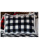 Image #2 - Carstens Black & White Queen Lumberjack Plaid Bedding Set, White, hi-res
